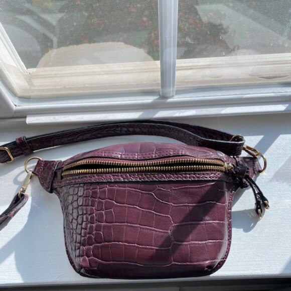 Mango Textured Fanny Pack with Zip Closure and Adjustable Strap - Picture 3 of 3